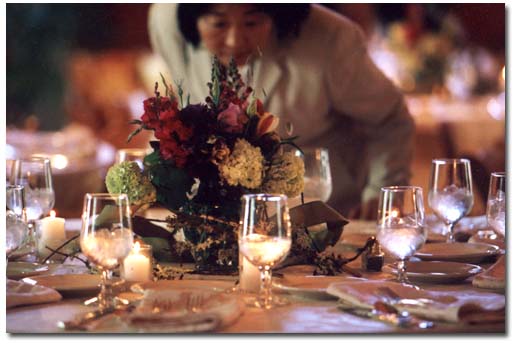 reception tables©2002 Rosane Zenha